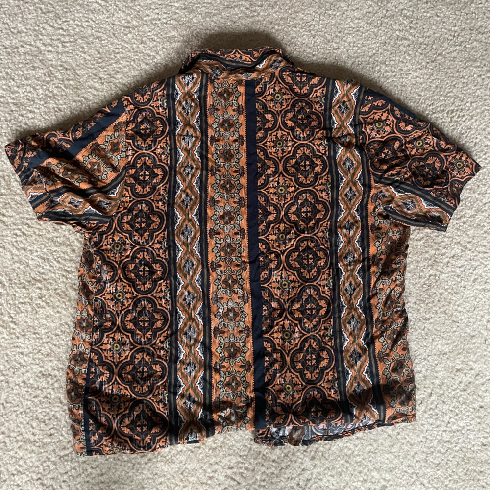 90s Notations Patterned Button Up - image 3